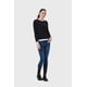 thumbnail image 4 of Polera Mujer Aplicación Doble Basta Negro, 4 of 4
