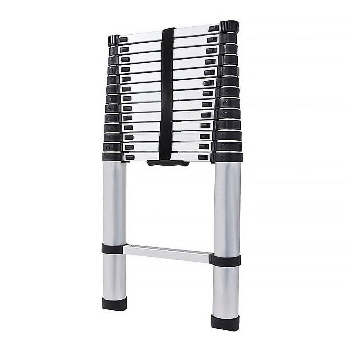 Genérico - Escalera Aluminio Telescópica 3,8 Mt. - Jz380