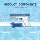 thumbnail image 2 of Pistola De Agua Eléctrica Juguete Para Niños Verano Piscina Azul, 2 of 7