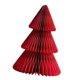 thumbnail image 1 of árbol De Navidad De Papel Decorativo, Estilo Panal, Para Estantería, Interior U Oficina, Rojo, 25 Cm, 1 of 5