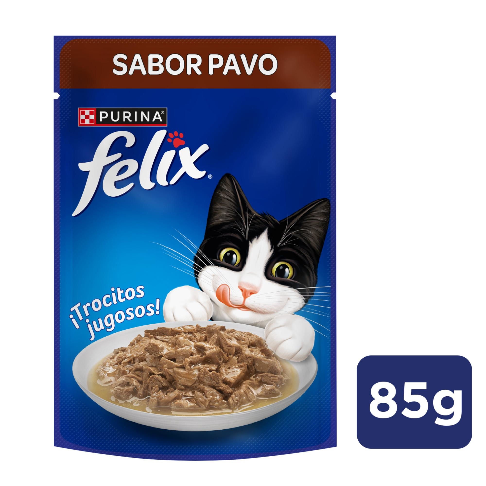 Alim.Humedo Gato Pavo 85Gr Felix.