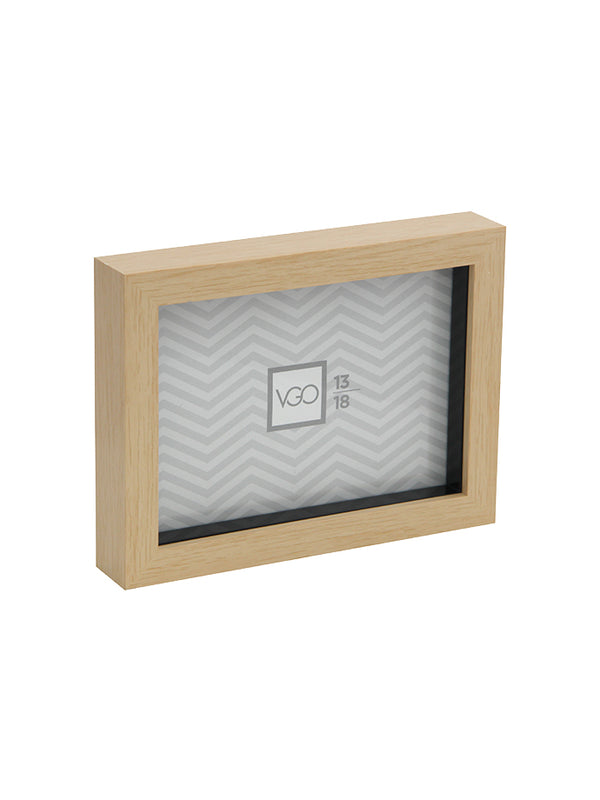 Vgo - Marco 10X15 Plastico Shadow Box Natural
