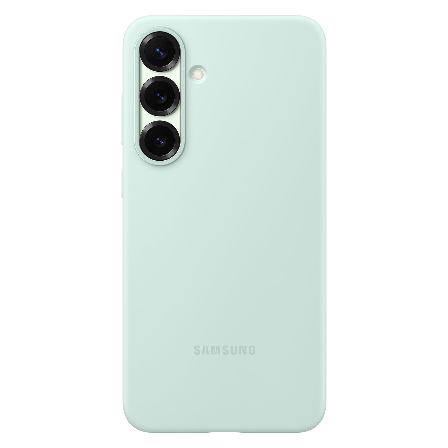Samsung - Carcasa De Silicona Color Menta Galaxy S25+