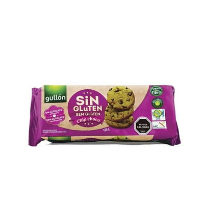 Galelta Con Chips De Chocolate Sin Azúcar Y Gluten 130 G Gullon