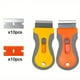 thumbnail image 1 of Get Your Cleaning Done in a Flash with our Flat Razor Blade Scraper Set - Perfect for Windows, Glass, Stovetop, and Paint Stripping!, 1 of 5