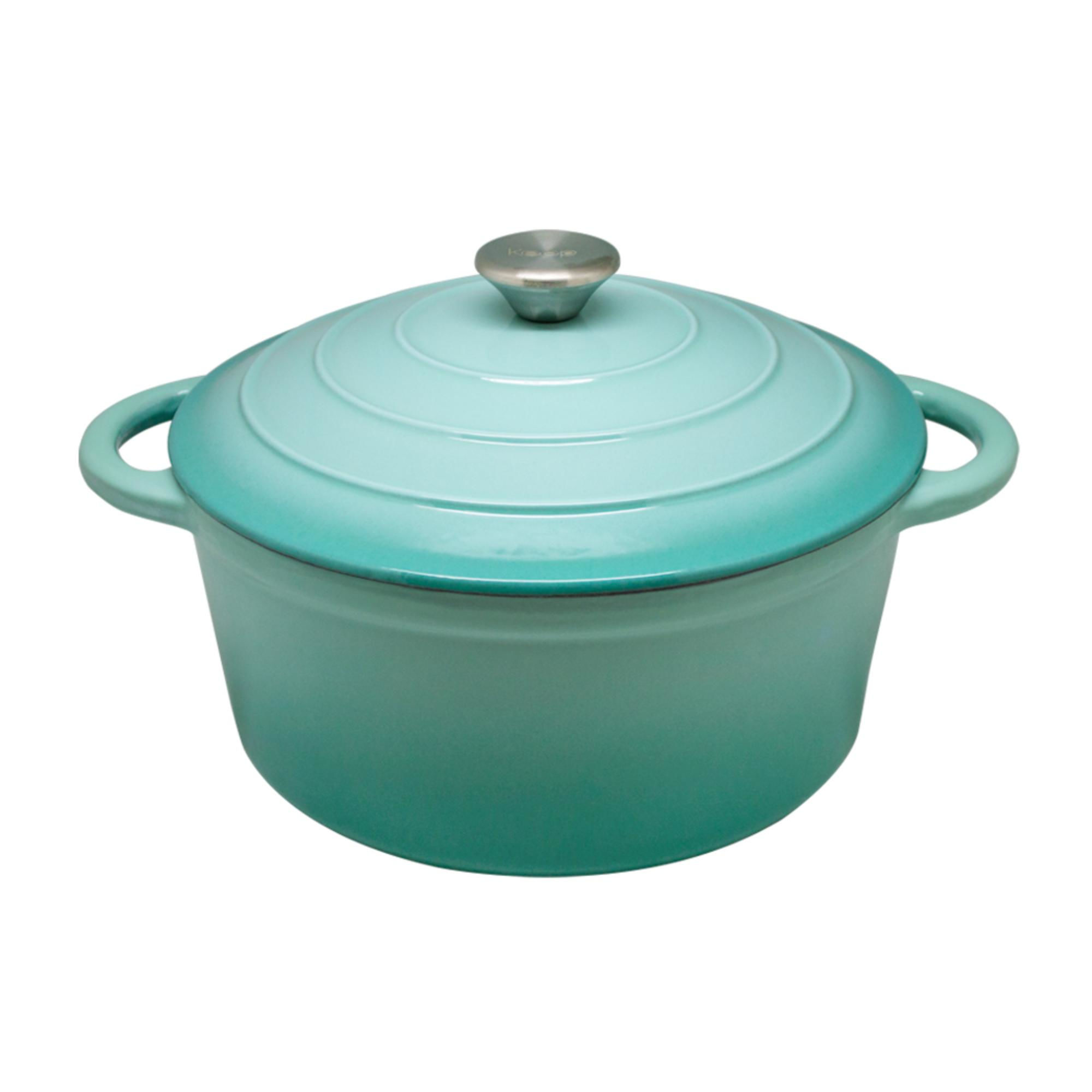 Keep - Cacerola 11.7L Iron Cast Aluminio Forjado Turquesa