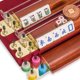 thumbnail image 2 of Juego de Mahjong Yellow Mountain Imports Golden Fortune con estuche, 2 of 9