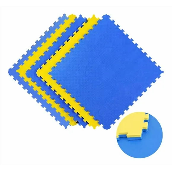 Pack X4 Tatami Goma Eva 100cmx100cmx2.5cm Alfombra Piso