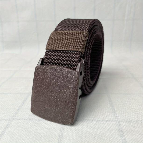 1pc Men's Casual Imitation Nylon Outdoor Anti-static Fashion Belt