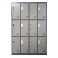Prochef - Locker Casillero Metálico 4 Cuerpos 12 Puertas