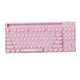 thumbnail image 1 of Teclado Mecánico Para Juegos Rainbow Retroiluminado Para Gamer Office Worker Desktop Pink, 1 of 5