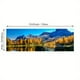 thumbnail image 1 of 1pc Canvas Painting, Lake Forest Mountain Scenery Painting, Wall Art Decor, For Living Room, Bedroom, No Frame, 19.68*59.05inch, 1 of 5