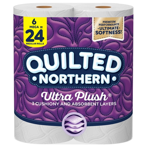 Papel Higiénico Quilted Northern Ultra Plush® 6 Mega de 3 capas