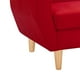 thumbnail image 3 of Sofa Bote 1c Felpa 05 Rojo, 3 of 6