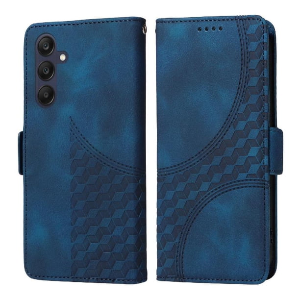 Carcasa FOXDOCK Samsung Galaxy A25 5G de cuero PU, diseño acolchado clásico, protección contra caídas y rayones