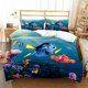 thumbnail image 1 of Finding Nemo Bedding Set Cartoon Anime Duvet Cover Pillowcase Pillow Case Boy Girl Home Bedroom comforter sets Bed Sheets, 1 of 5