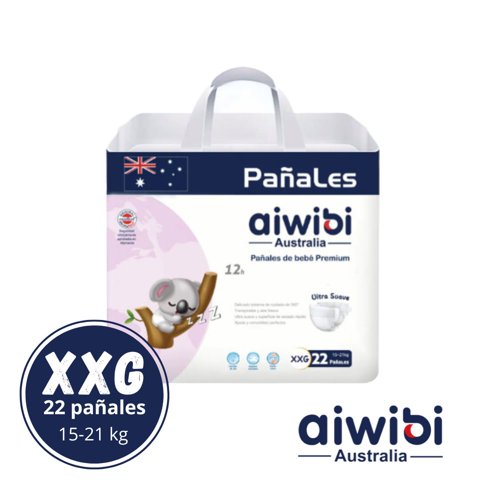 Aiwibi - Pañal De Bebé Premium Talla Xxg