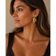 thumbnail image 2 of Argollas Bold con Baño de Oro 18K., 2 of 4