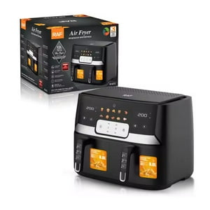 Genérico - Freidora De Aire Air Fryer Digital Doble 12L R5272 Raf