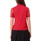 thumbnail image 3 of INSPIRE CHIC Blusa de Mujer para Regreso a Clases con Lazo en el Cuello, Cuello en V, Cuello Alto, Manga Corta de Malla, Talla M, Rojo, 3 of 6
