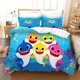 thumbnail image 1 of Shark Baby Series Quilt Duvet Cover Set Queen Bedclothes Home Textiles3-Piece Bedding Set, 1 of 5