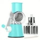 thumbnail image 5 of 1pc, Cheese Grater, Kitchen Mandoline Vegetable Slicer With 3 Interchangeable Blades, Rotary Grater, Ceative Slicer For Fruit, Grinder For Potato Carrot Nuts, Kitchen Supplies, Kitchen Tools, 5 of 5