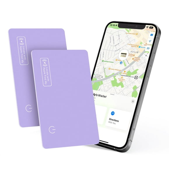 Tarjeta Wallet Tracker Smartcard Recargable Color Morado Paquete De 2