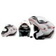 thumbnail image 2 of Casco Moto Getnoog Kuqibao Con Bluetooth K10 - Blanco Rojo y Gris, 2 of 4