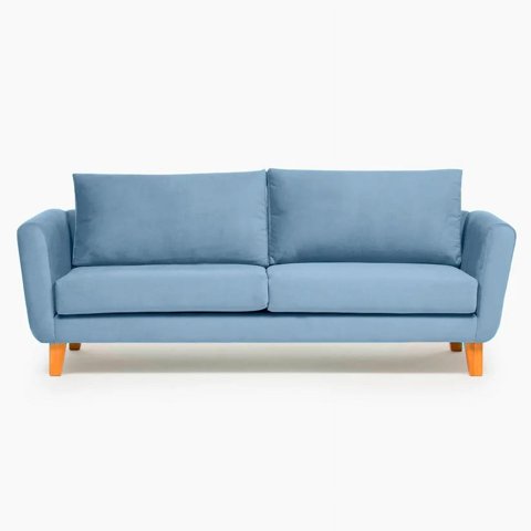 Barra Design - Sofá Thomas 210 Felpa Petroleo