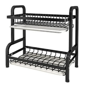 Rebajas - Escurridor Platos Secador Loza Inoxidable 2 Niveles Inox