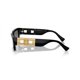 thumbnail image 3 of Gafas de sol Versace unisex con montura negra y lentes gris oscuro de 54 mm, 3 of 3