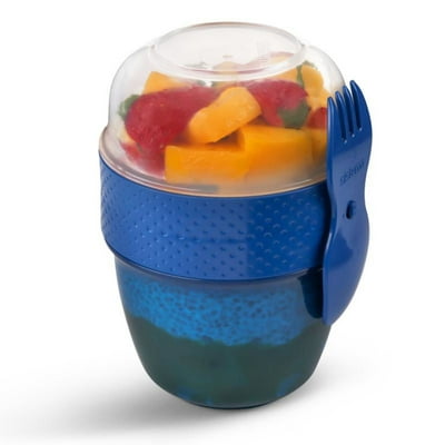 Hermético Capsule 515Ml Snack To Go Plástico 1 Pieza Azul 1 Un Sistema