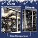 thumbnail image 4 of Adhesiones navideñas con forma de copo de nieve, 8 láminas, 4 of 7