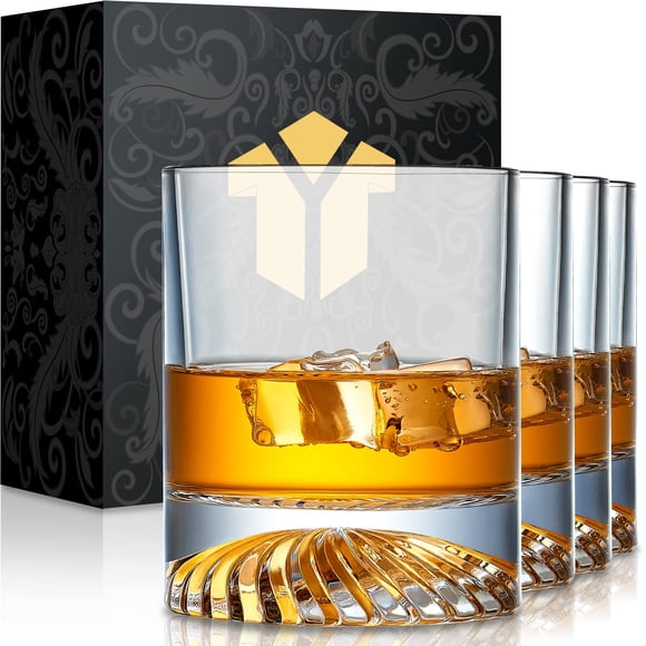 Vasos de whisky OPAYLY 355 ml juego de 4