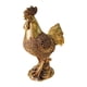 thumbnail image 3 of Estatuilla De Pollo, Artesanía Decorativa, Escultura De Gallo Para Hotel, Vacaciones De Año Nuevo, Dorado, 3 of 5