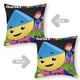 thumbnail image 2 of Ciudad Colorforms de Charlie Fundas de almohada de terciopelo con tema, regalos de funda de almohada, decoración para el hogar, cojín de lanzar, regalo de cumpleaños para fans y parejas.50*50cm., 2 of 6