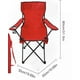 thumbnail image 3 of Sillas De Playa o Camping Plegable con Porta Vaso Rojo, 3 of 4