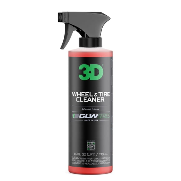 Limpiador de ruedas y neumáticos 3D Serie GLW, limpieza profunda, 500 ml