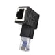 thumbnail image 4 of Adaptador Ethernet Cat6 8P8C Macho/hembra De 90 Grados Para Conmutadores, Concentradores, Enrutadores, 4 of 5