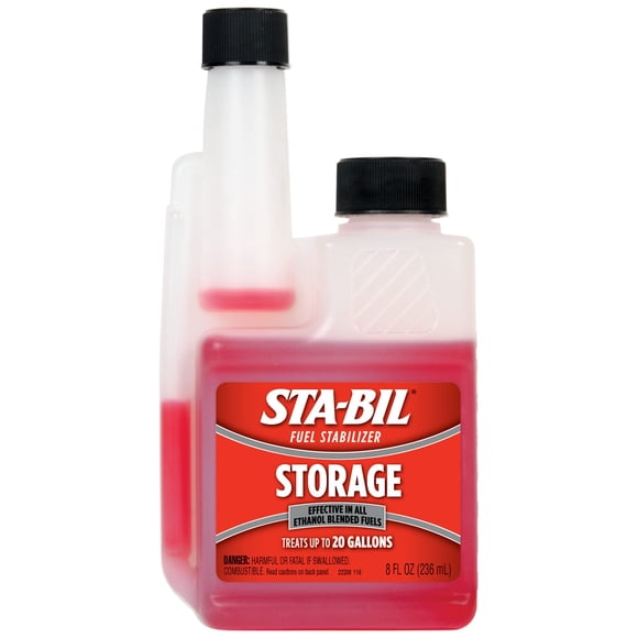 El estabilizador de combustible STA-BIL Storage de 240 ml mantiene el combustible fresco durante 24
