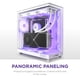 thumbnail image 2 of Case NZXT H6 Flow RGB Mid-Tower Airflow con 3 ventiladores RGB, color blanco, 2 of 8