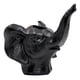 thumbnail image 1 of Maceta Cerámica Elefante Negro Decoración Jhn, 1 of 3