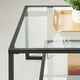 thumbnail image 4 of Mesa de Centro Landala | Vidrio y Fierro Negro blanco, 4 of 6