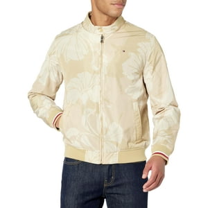 Chaqueta Tipo Bomber Tommy Hilfiger, Ligera, De Punto Acanalado