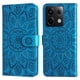 thumbnail image 1 of Funda tipo cartera FOXDOCK para Xiaomi Redmi Note 13 Pro 5G , diseño girasol en relieve, cuero PU, cierre magnético, soporte y tarjetero, 1 of 5