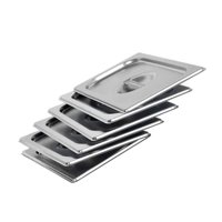 Prochef - Pack 6 Tapas Gastronomicas Para Gn 1/3 Acero Inox