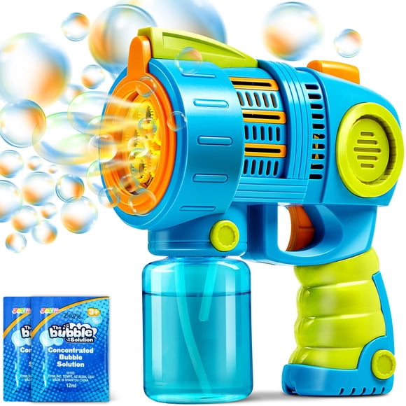 Máquina de pistola de burbujas Sloosh con recarga de burbujas, más de 5000 burbujas/min