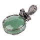 thumbnail image 2 of Colgante de dijes de cristal hecho a mano para joyería de collar Resultados de bricolaje Verde, 2 of 5