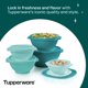 thumbnail image 5 of Juego de 10 piezas Tupperware Heritage verde vintage, 5 of 5