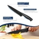 thumbnail image 3 of Juego de cuchillos Gourmetop, acero inoxidable, titanio negro, 6 piezas, 3 of 7